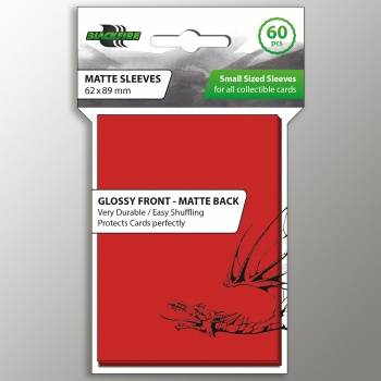 Obaly na karty červené (62 x 89 mm) - 60 ks 2025