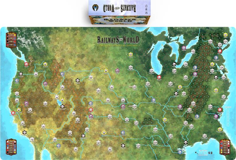 Railways of the World - Transcontinental playmat