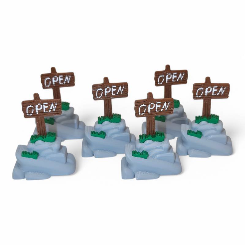 Cedule otevřeno / OPEN do Divukraje Množství: 1 sada