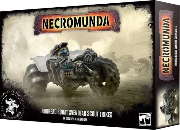 Necromunda: Ironhead Squat Svenotar Scout Trikes
