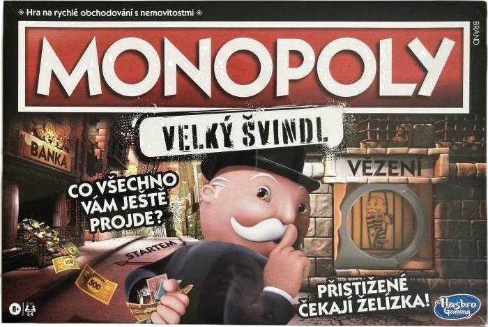 Hasbro monopoly cheaters edition - velký švindl, e1871