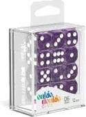 Dice Set Marble Purple - D6 16mm (12x)