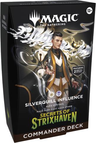 Magic The Gathering - Secrets of Strixhaven Commander Deck Varianta: Silverquill Influence