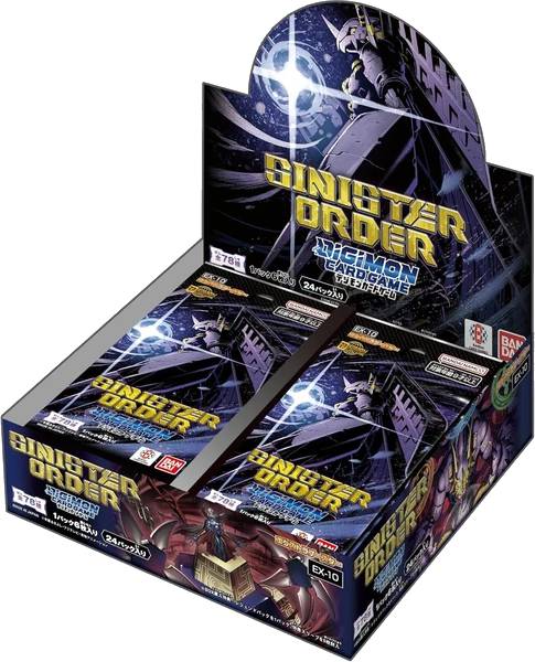 Digimon Card Game Sinister Order EX-10 Extra Booster Box (24 boosterů)