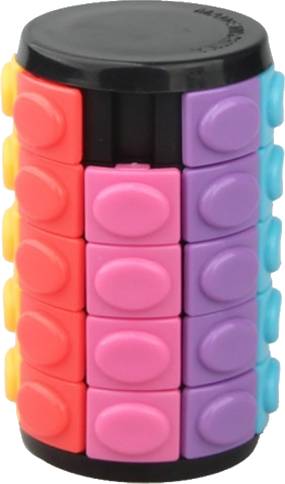 Hlavolam barevný válec 7 cm