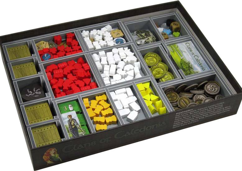 Foamcore pořadač pro Clans of Caledonia