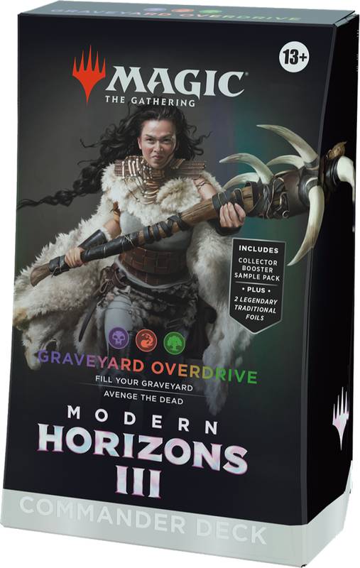 Blackfire Magic: The Gathering Modern Horizons 3 - Graveyard Overdrive Commander Deck