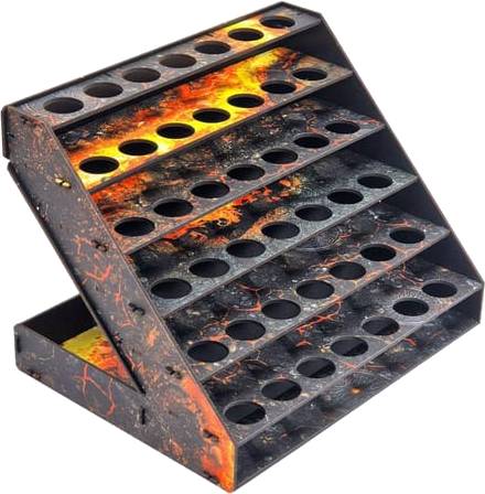 Stojan a modul na barvy - láva (malý, 33 mm)