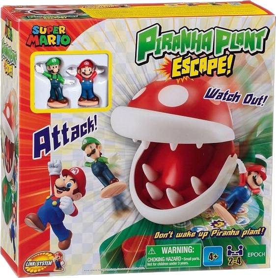 Super Mario Piranha Plant Escape - desková hra