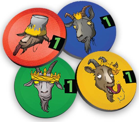 Goat Simulator - Wooden Tokens