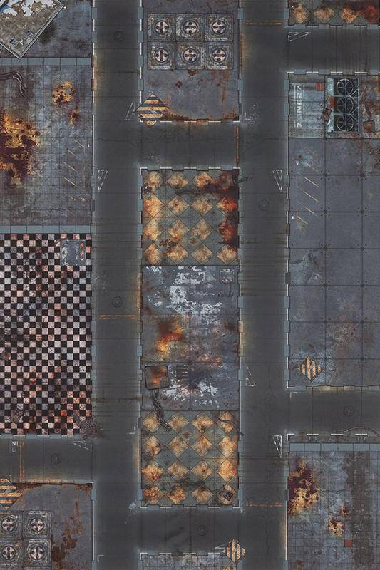 Herní podložka 6'x4' (183x122 cm) - různé motivy Barva: Quarantine Zone