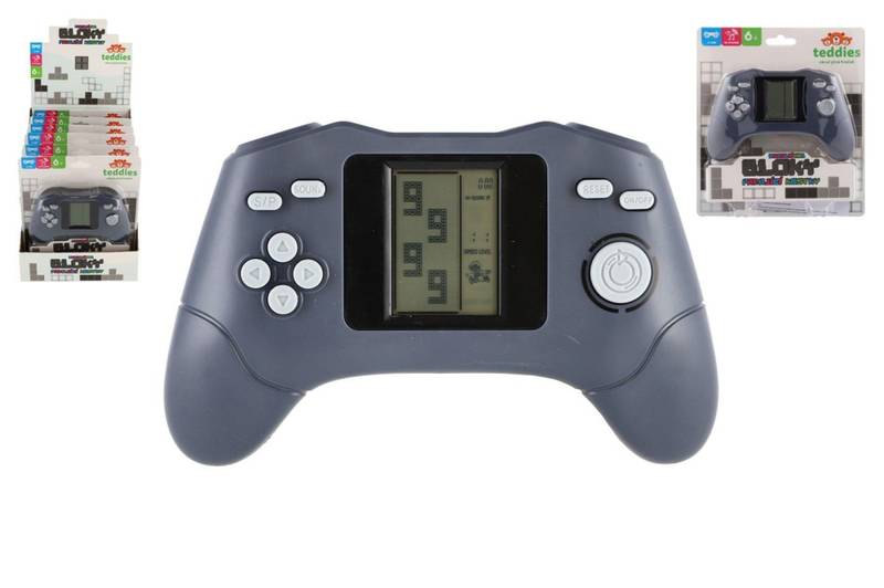 Digitální hra padající kostky, herní konzole