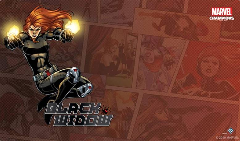 Marvel Champions: Black Widow Gamemat
