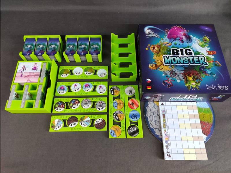 Big Monster - Insert (černý, 0002B) NENÍ HRA!