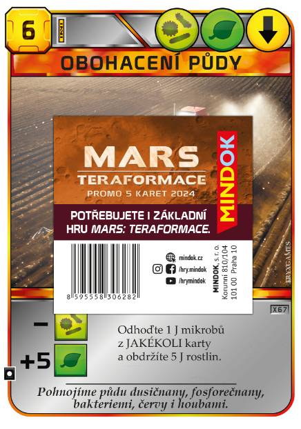 Mars: Teraformace - Sada 5 promo karet 2024