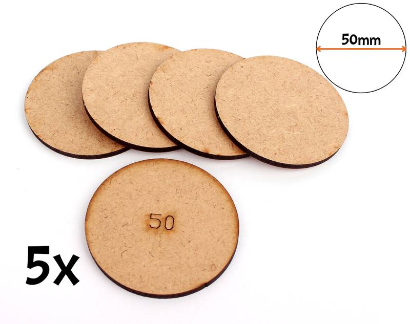 Podstavce kulaté - 50mm Podstavce / Base