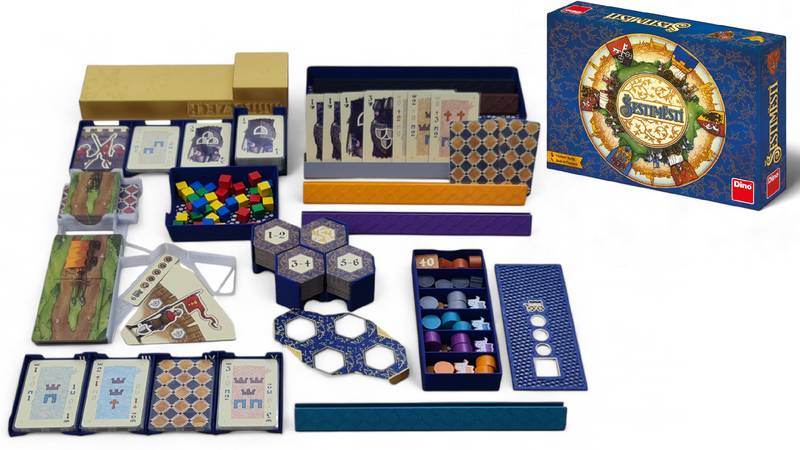 Šestiměstí (druhé vydání) - insert pro hru Barva: Vícebarevná