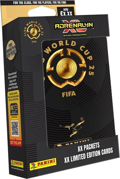 fotbalové karty FIFA Club World Cup 2025: Adrenalyn - Plechová krabička (pocket)