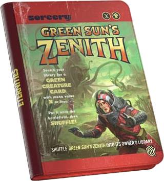 Album na karty Ultimate Guard - Magic: The Gathering Edge of Eternities - Green Sun’s Zenith Zipfolio 360 18-Pocket XenoSkin