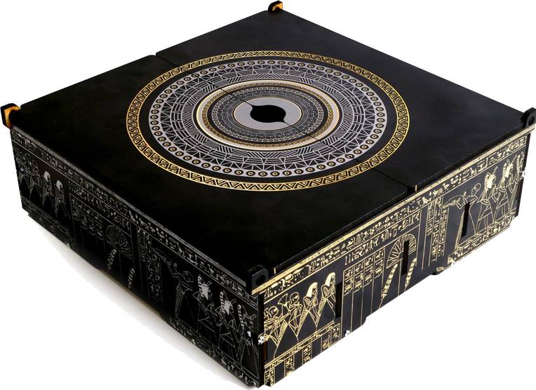 Dřevěný pořadač na karty Egyptian (e-Raptor)