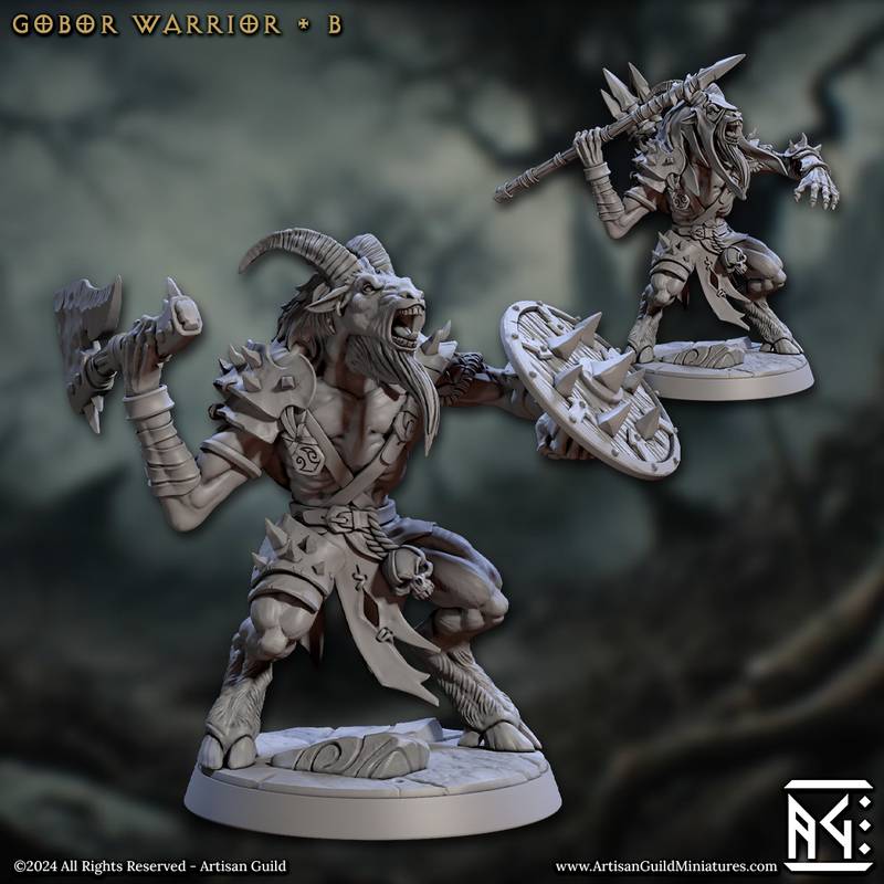 Beastmen - Gobor Warrior B Rise of Beastmen