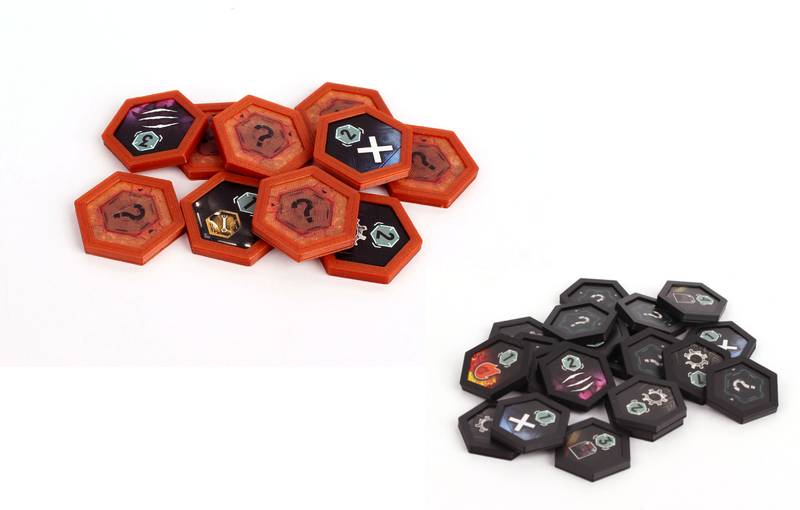 Nemesis - Kryty na žetony průzkumu Varianta: Lockdown Kryty / Shield