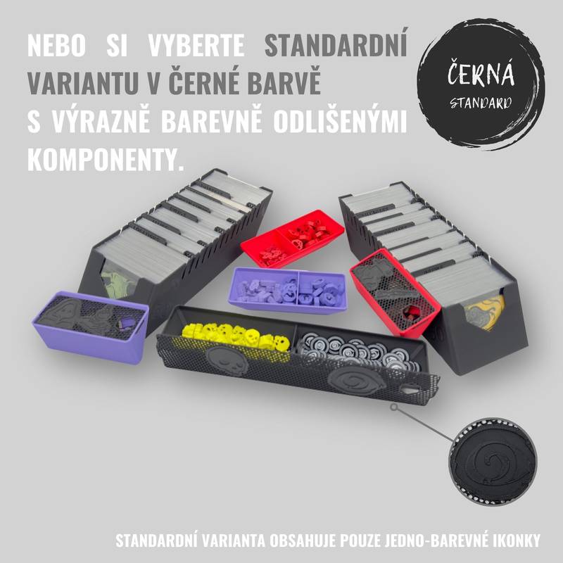 Kacíř: Zkáza Roanoke - INSERT do hry (79277) Barva: Černá NENÍ HRA! Insert: Pagan: Fate of Roanoke