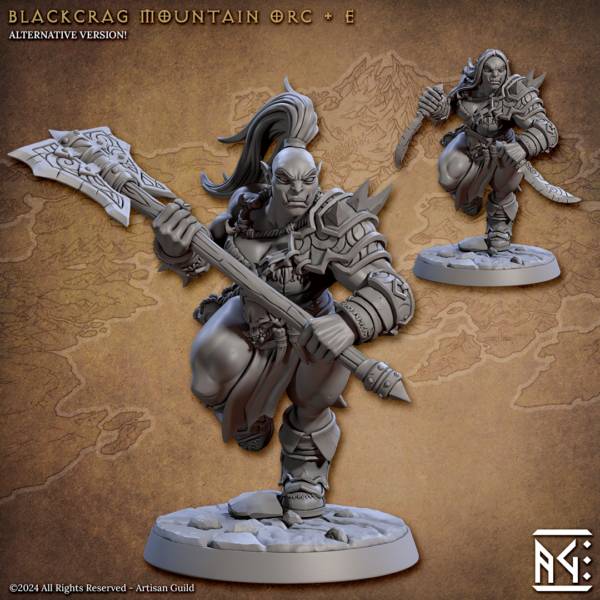 Orc - Blackrog Mountain Orc E Blackrog Orc