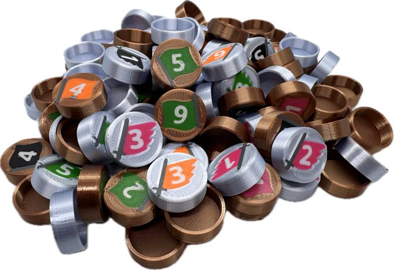 Cestou pokroku - 3D Upgrade pack - plastové žetony Beyond the Horizon - 3D Upgrade pack - plastové žetony