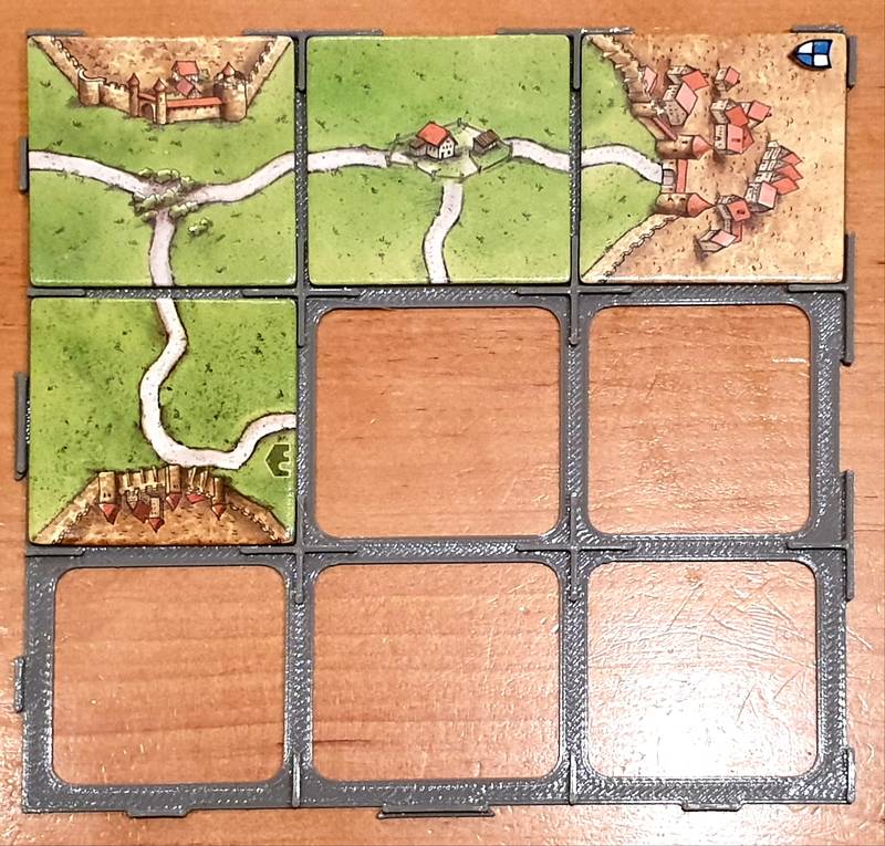 Mřížka pro Karak / Carcassonne / Ostrov Skye Barva mřížky: Šedá, Počet: 20