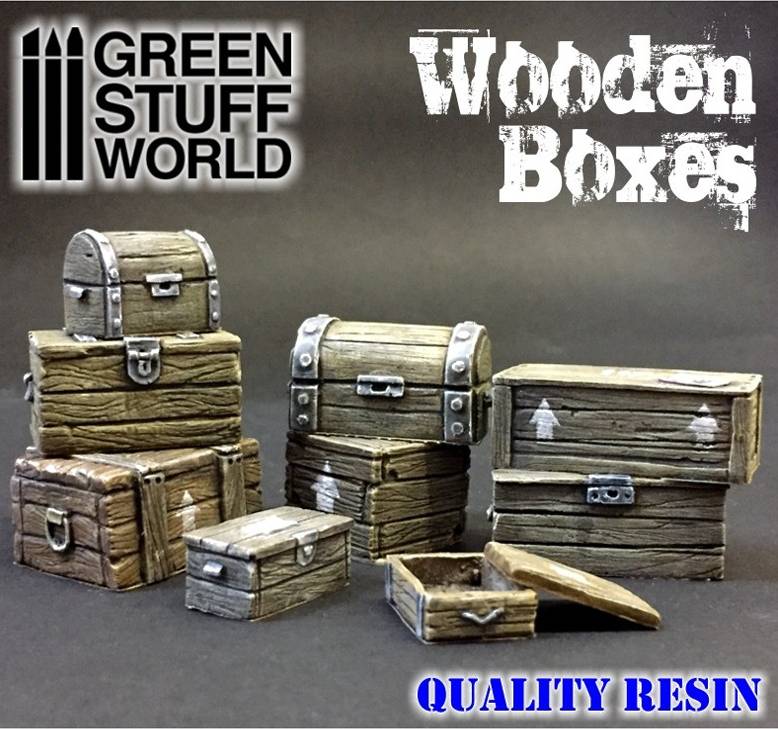 Green Stuff - Wooden Boxes