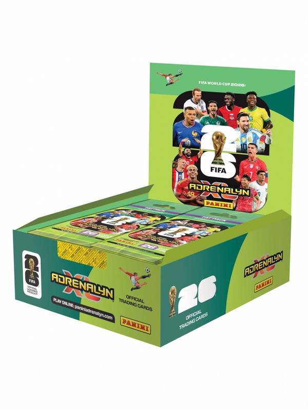 Heo GmbH Sběratelské karty FIFA World Cup 2026 - Adrenalyn XL Fatpack Box (10 balíčků)