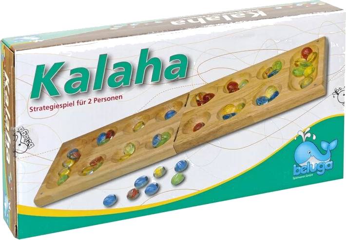 dřevěná strategická hra kalaha