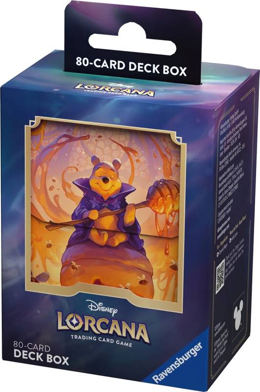 Disney Lorcana: Azurite Sea - Deck Box Winnie the Pooh, Hunny Wizard
