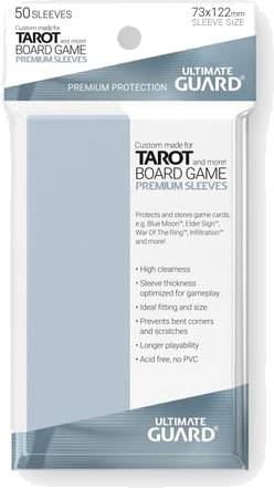 Obaly na karty 73 x 122 mm pro Tarot (Ultimate Guard Premium Soft)