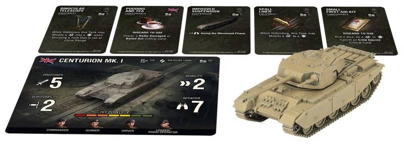 British Centurion Mk. I - World of Tanks Miniatures Game