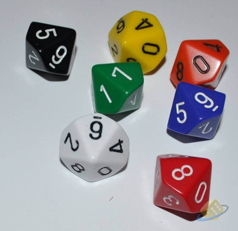 Kostka D10 jednobarevná - 29410