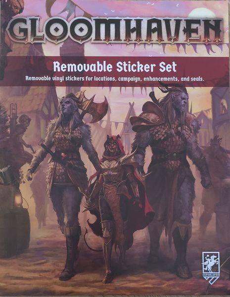 Gloomhaven Removable Sticker Set