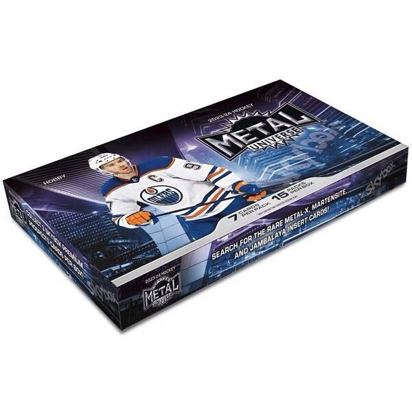 Hokejové karty 2023-24 UPPER DECK Skybox Metal Universe Hockey Hobby Box