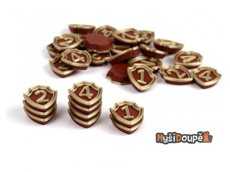 3D žetony obrany Duchové ostrova