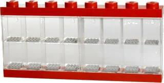 LEGO sběratelská skříňka na 16 minifigurek - červená
