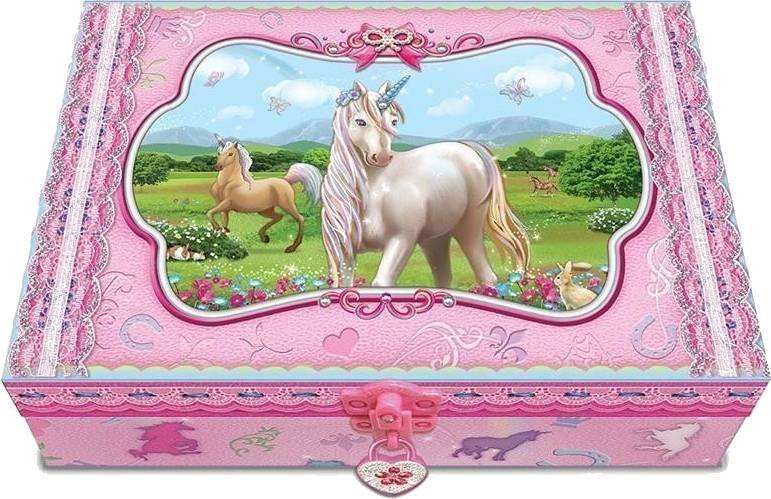Šperkovnice na zámek - Jednorožec