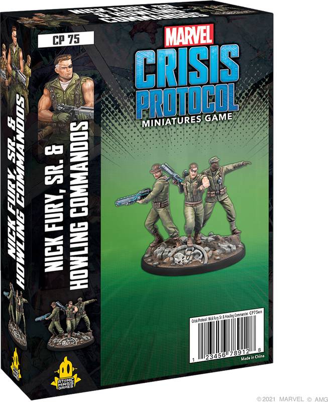 Marvel Crisis Protocol Nick Fury Sr & The Howling Commandos