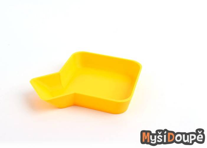 Univerzální miska na žetony se zobáčkem - žlutá