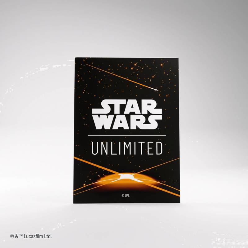 Ochranné obaly na karty Gamegenic - Star Wars: Unlimited Art Sleeves Card Back Orange (62 ks)