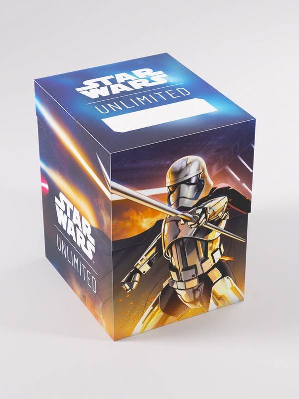 Krabička na karty Gamegenic - Star Wars: Unlimited Soft Crate Captain Phasma Stormtrooper