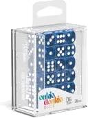 Dice Set Marble Blue - D6 12mm (36x)
