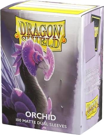 Obaly na karty Dragon Shield 63 x 88 mm - Orchid, oboustraně matné