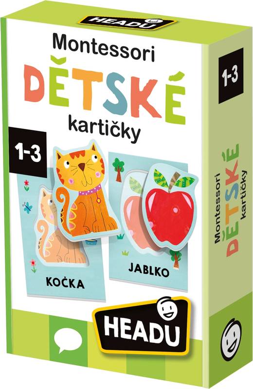 HEADU CS: Montessori Dětské kartičky