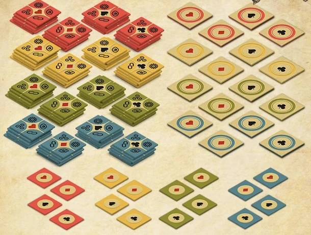 Trickerion - dřevěné žetony